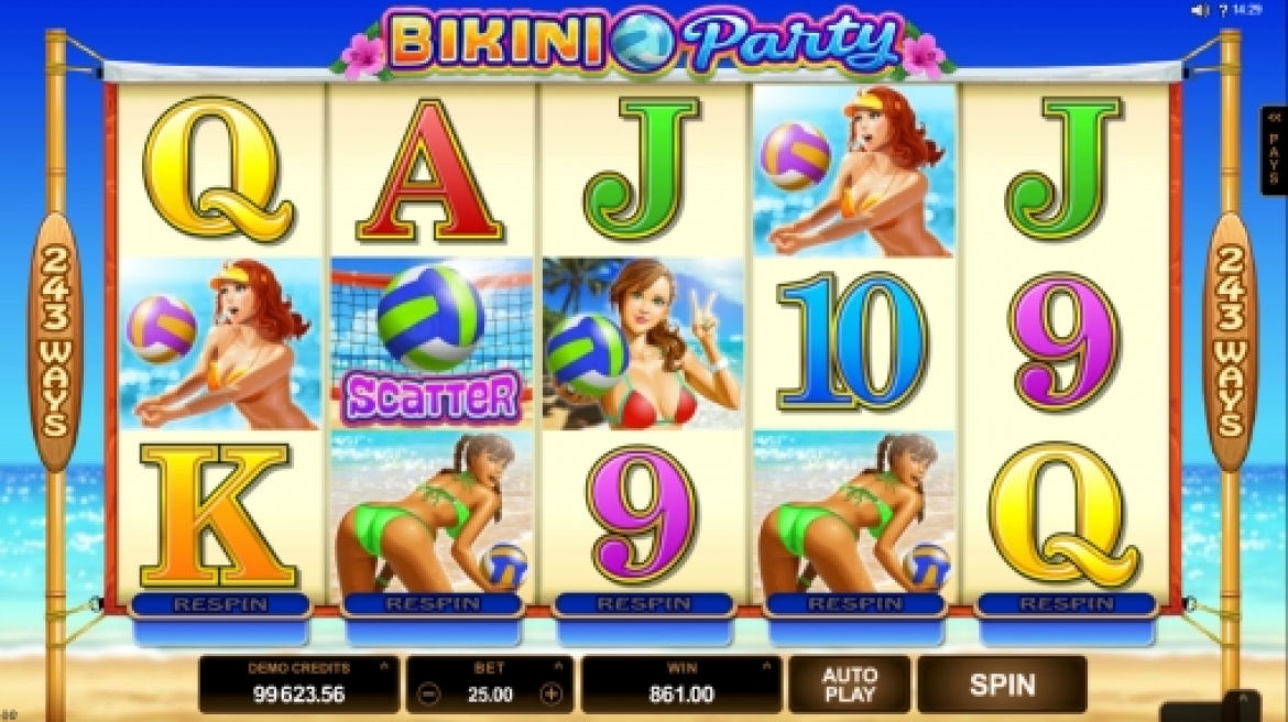 bikini party microgaming