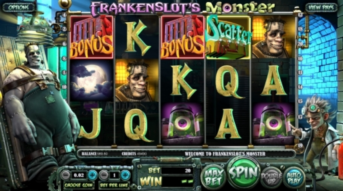 Frankenslot’s Monster slot