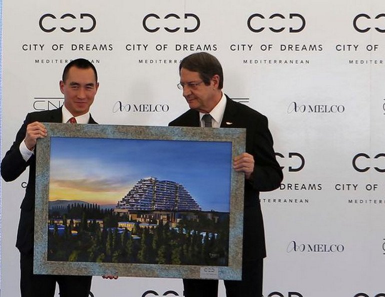 Melco Resorts Entertainment, City of Dreams Mediterranean, Lawrence Ho