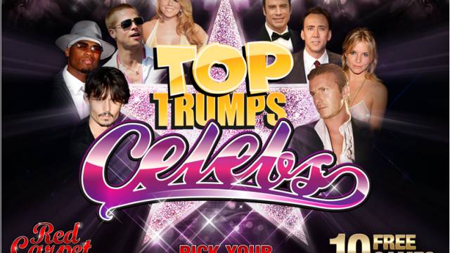 Панорама игрового интернет-слота «Top Trumps Celebs»