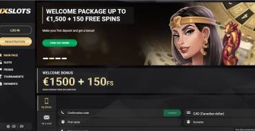 100% Match Bonus up to €300 in 1xSlots Casino: welcome bonus  от 1xslots