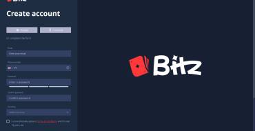 Bitz Casino: Регистрация