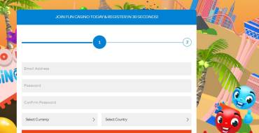 Fun casino: Регистрация