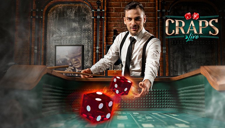 Evolution, Live Craps, живое казино, крэпс