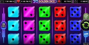 20 Golden Dice: Игровой автомат