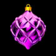 Символ Елочная игрушка в виде бубны фиолетовая в Royal Xmass 2