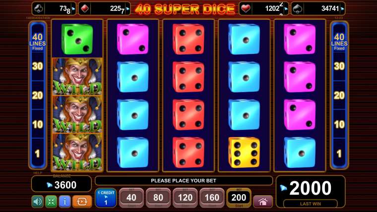 Слот 40 Super Dice играть бесплатно