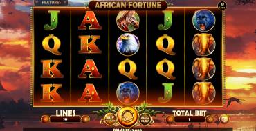 African Fortune: Игровой автомат