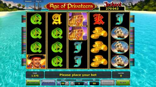 Age of Privateers (Novomatic / Greentube) обзор