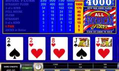 Онлайн слот All American Video Poker играть