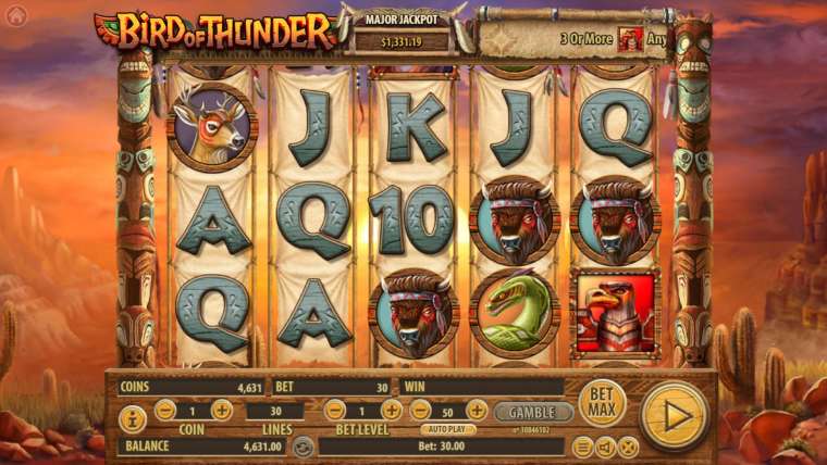 Онлайн слот Bird of Thunder играть