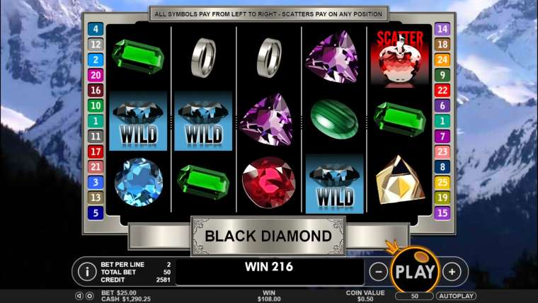 Слот Black Diamond играть бесплатно
