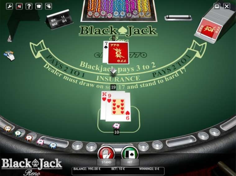 Слот Blackjack Reno играть бесплатно