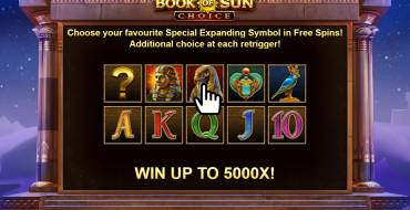 Book of Sun: Choice: Игровой автомат