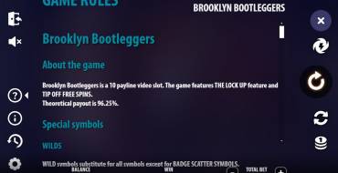 Brooklyn Bootleggers: Правила