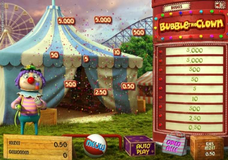 Слот Bubble the Clown играть бесплатно