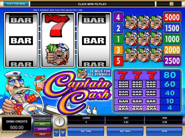 Онлайн слот Captain Cash  играть