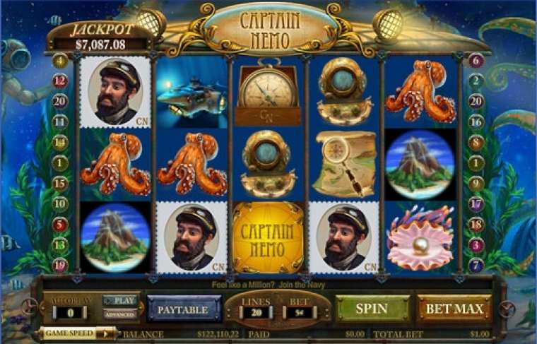 Онлайн слот Captain Nemo играть