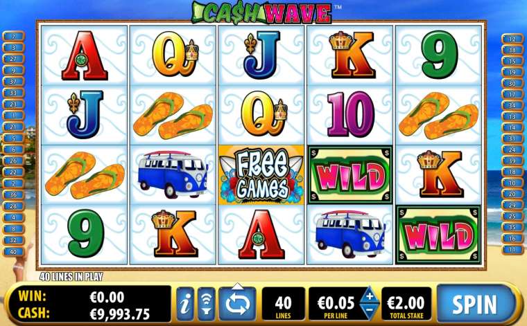 Онлайн слот Cash Wave играть