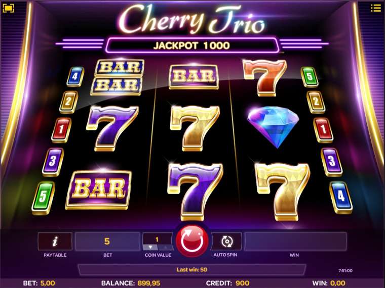 Слот Cherry Trio играть бесплатно