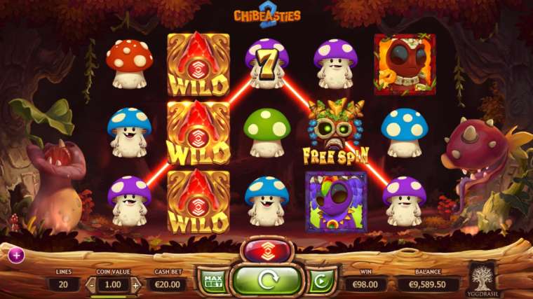 Видео покер Chibeasties 2 демо-игра