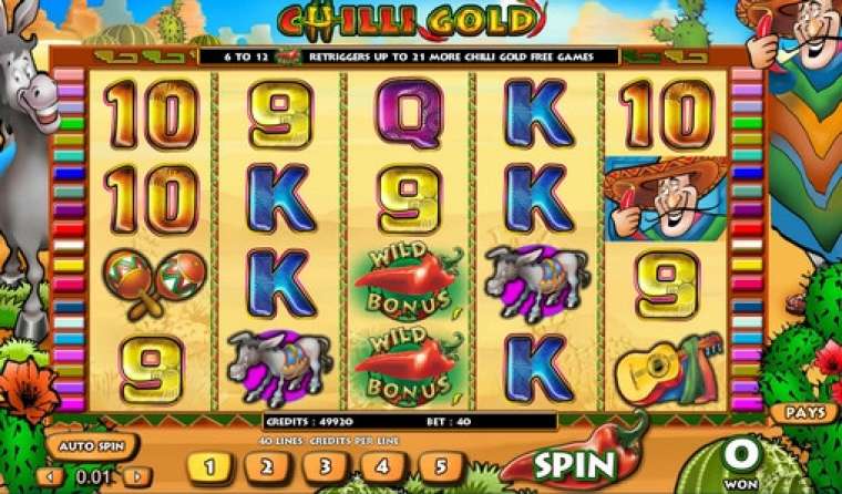 Онлайн слот Chilli Gold играть