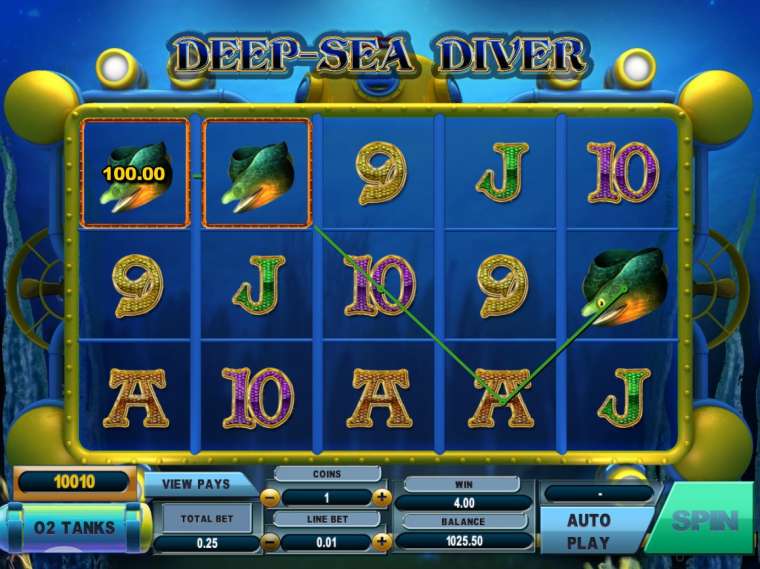 Слот Deep Sea Diver играть бесплатно