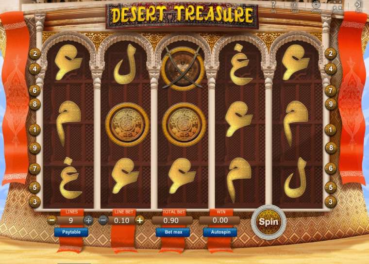 Слот Desert Treasure играть бесплатно