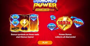 Diamonds Power: Hold and Win: Уникальные функции