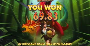 Dinosaur Rage: Выигрыши