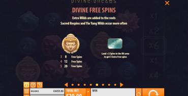 Divine Dreams: Free Spins