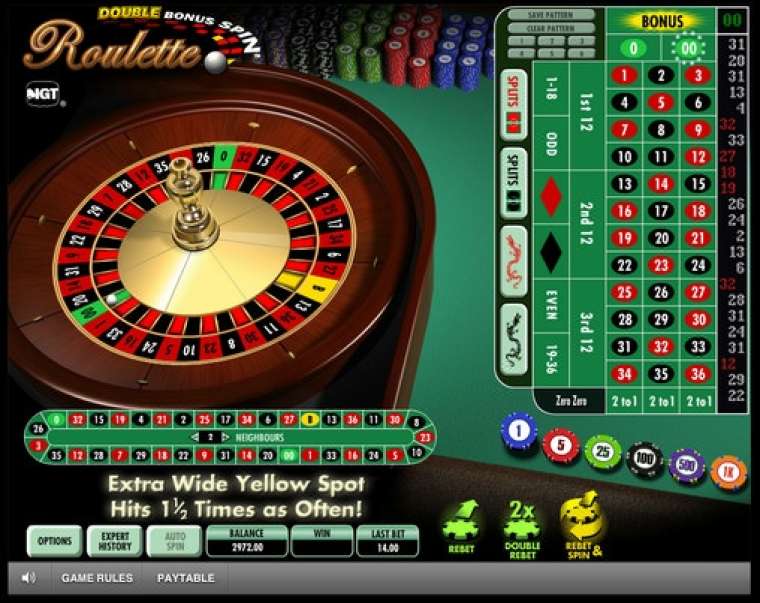 Слот Double Bonus Spin Roulette играть бесплатно