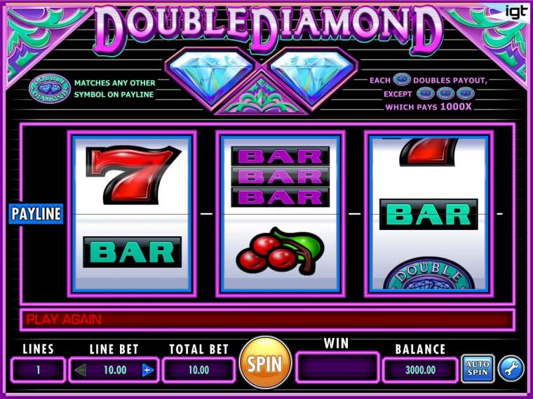 Слот Double Diamond играть бесплатно