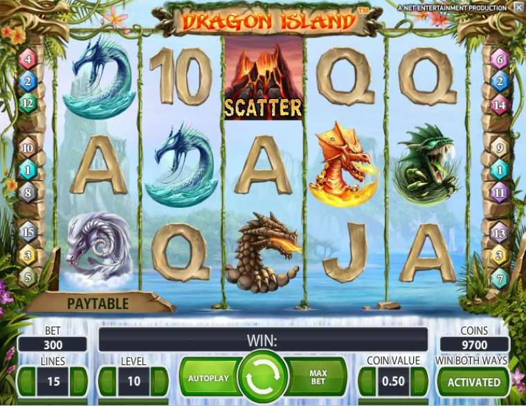 Слот Dragon Island  играть бесплатно