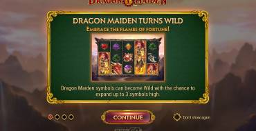 Dragon Maiden: Игровой автомат