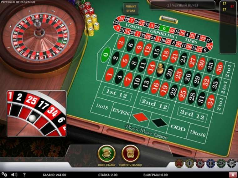 Слот English Roulette играть бесплатно