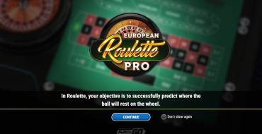 European Roulette Pro: Правила