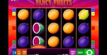 Fancy Fruits: Интерфейс