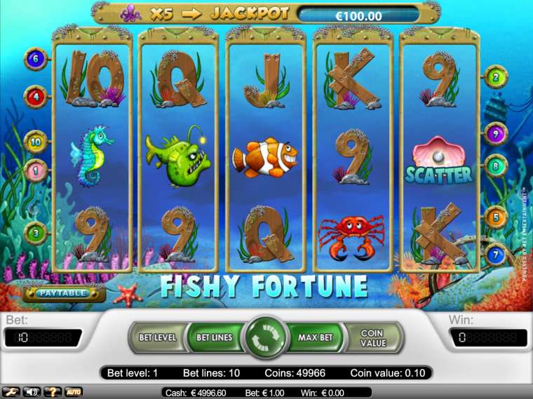 Слот Fishy Fortune играть бесплатно