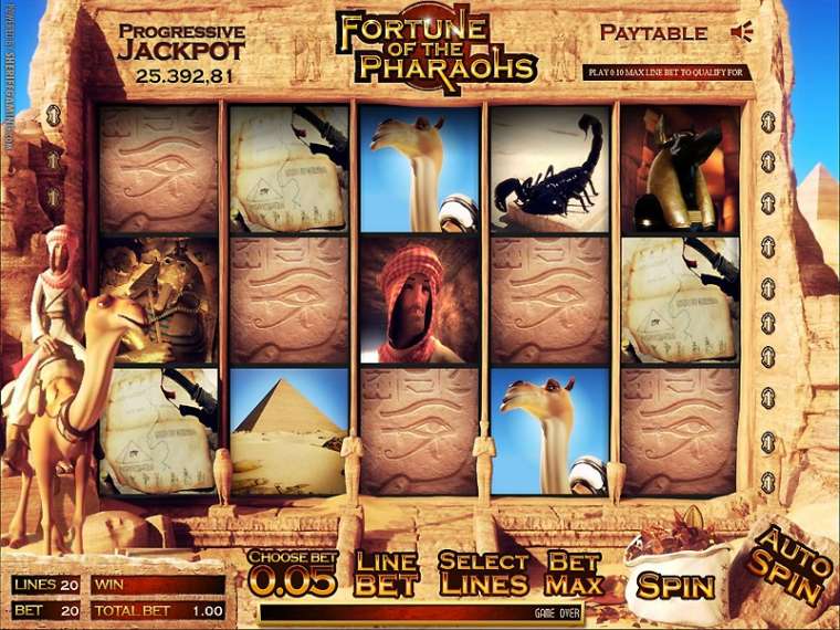 Слот Fortune of the Pharaohs играть бесплатно