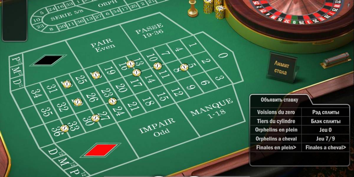 Рулетка French Roulette La Partage