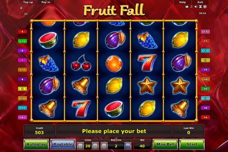 Слот Fruit Fall играть бесплатно