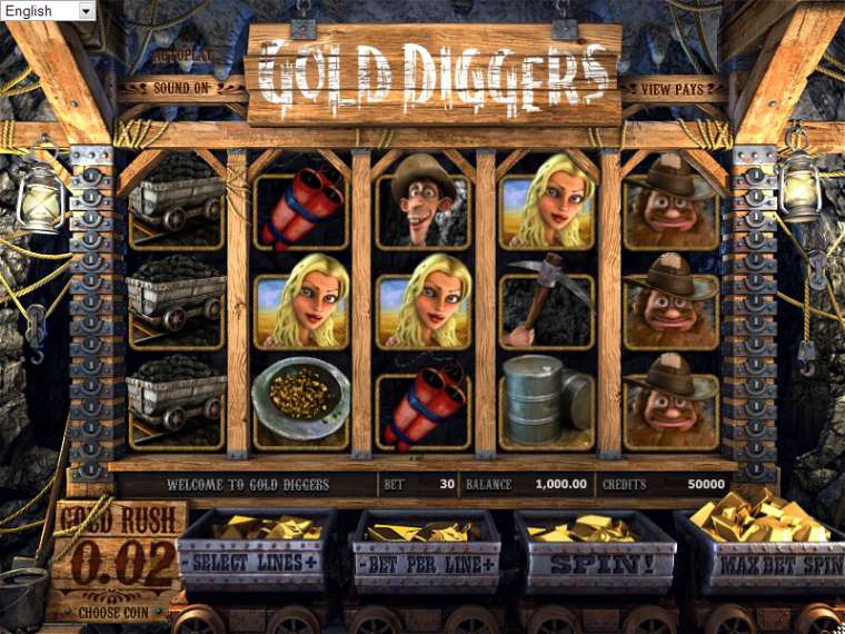 Слот Gold Diggers играть бесплатно