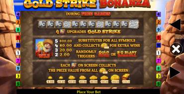 Gold Strike Bonanza Fortune Play: Фриспины и/или респины