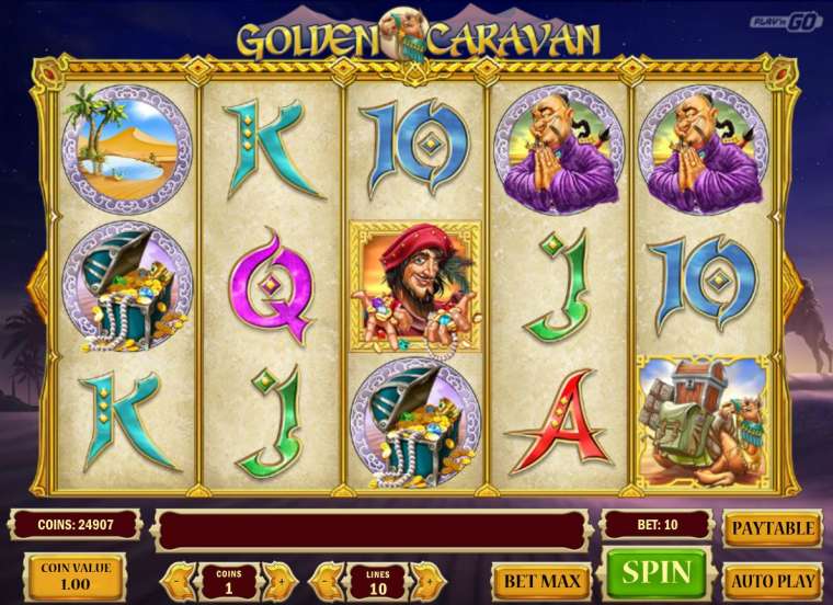 Слот Golden Caravan играть бесплатно