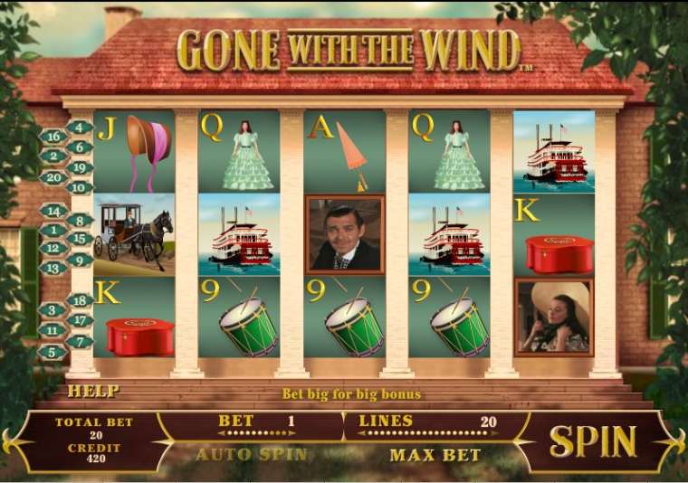 Слот Gone with the Wind играть бесплатно