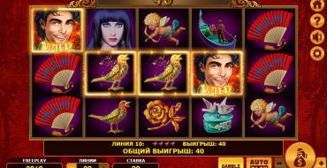 Grand Casanova: Выигрыш