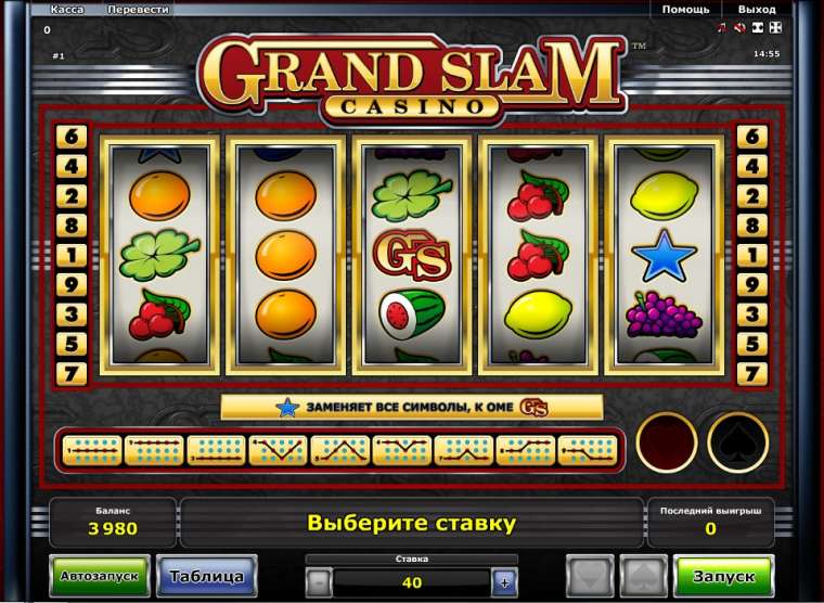 Слот Grand Slam Casino играть бесплатно