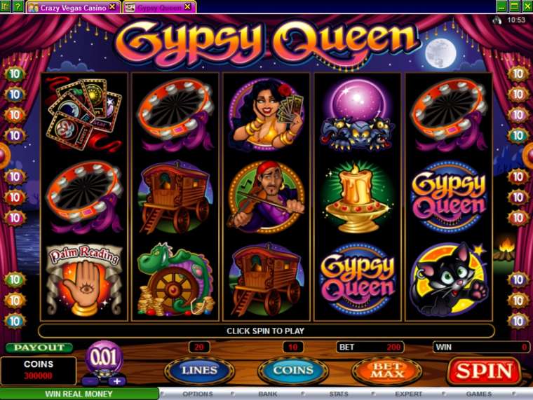 Слот Gypsy Queen играть бесплатно