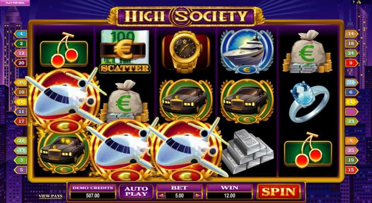 Онлайн слот High Society играть